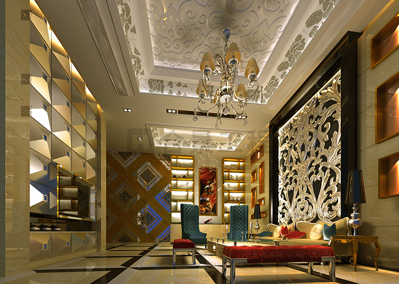 豪門(mén)夜焰KTV裝修效果圖