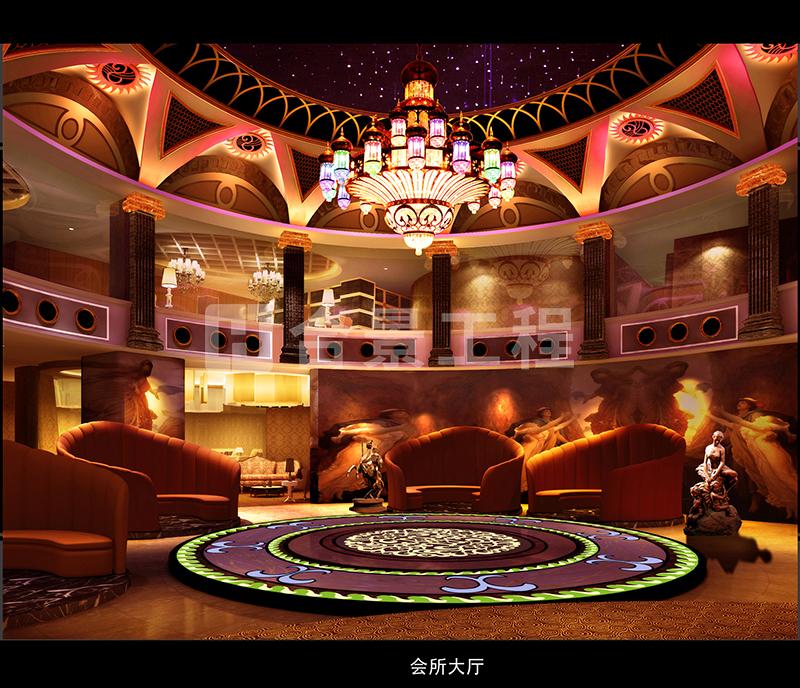 仁壽山莊假日酒店會(huì)所裝修效果圖