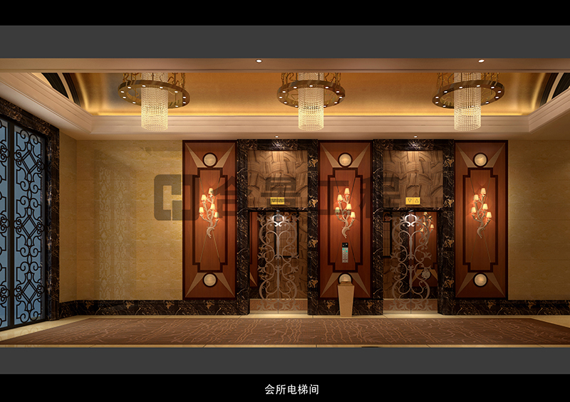 仁壽山莊假日酒店會(huì)所裝修效果圖