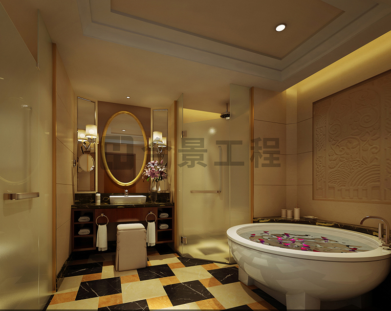 仁壽山莊假日酒店會(huì)所裝修效果圖