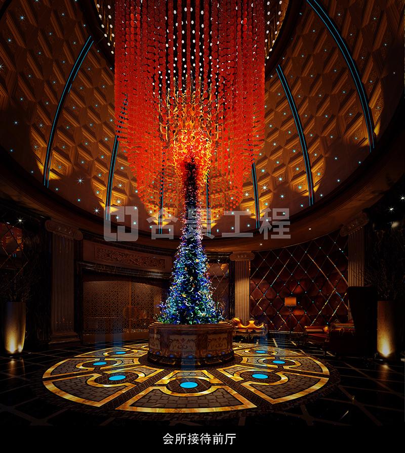 仁壽山莊假日酒店會(huì)所裝修效果圖