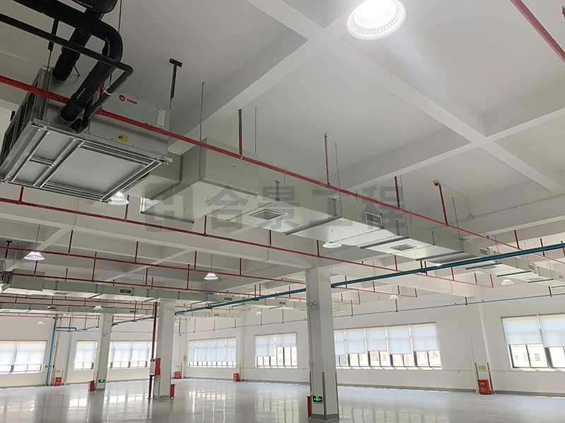 東莞盈灃科技有限公司工程緊鑼密鼓施工中，為迎接竣工全力奮戰(zhàn)！